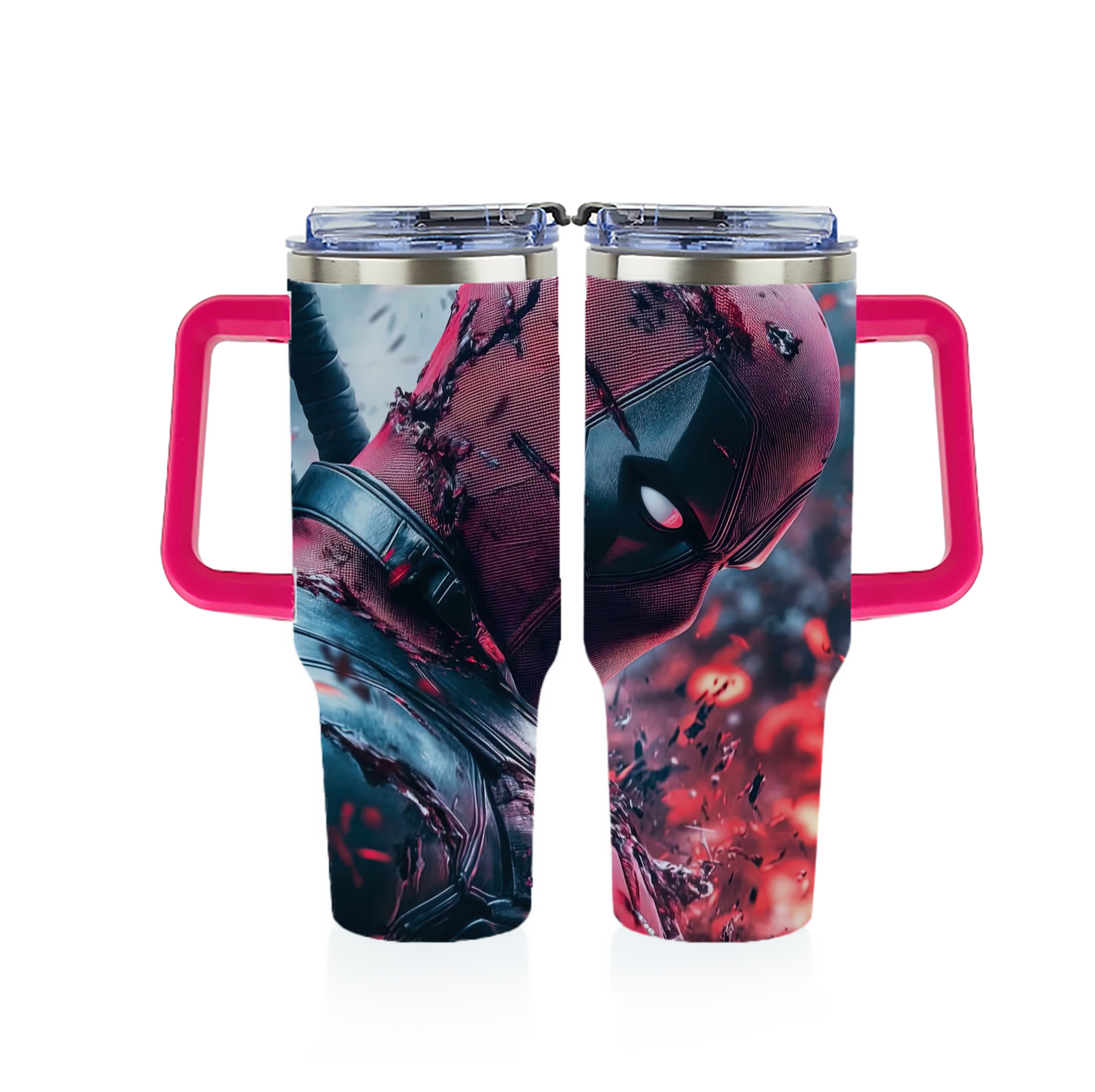 （画像用） Deadpool デッドプール 1200ｍLフルプリント車用タンブラー